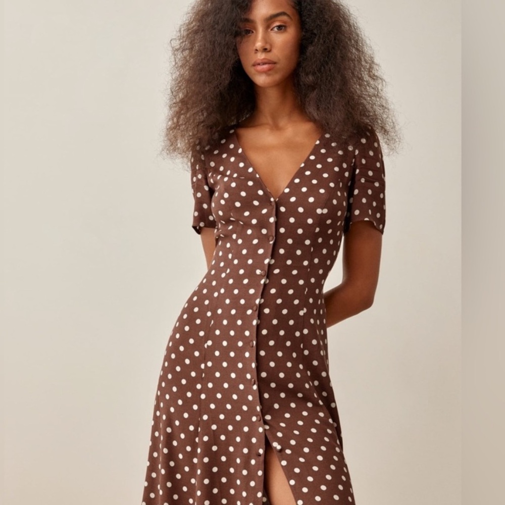 Reformation midi dress, size 0